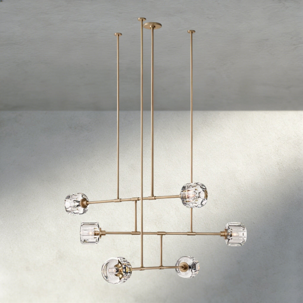 Damuet Mobile Round Chandelier 48", 62" - fovolighting