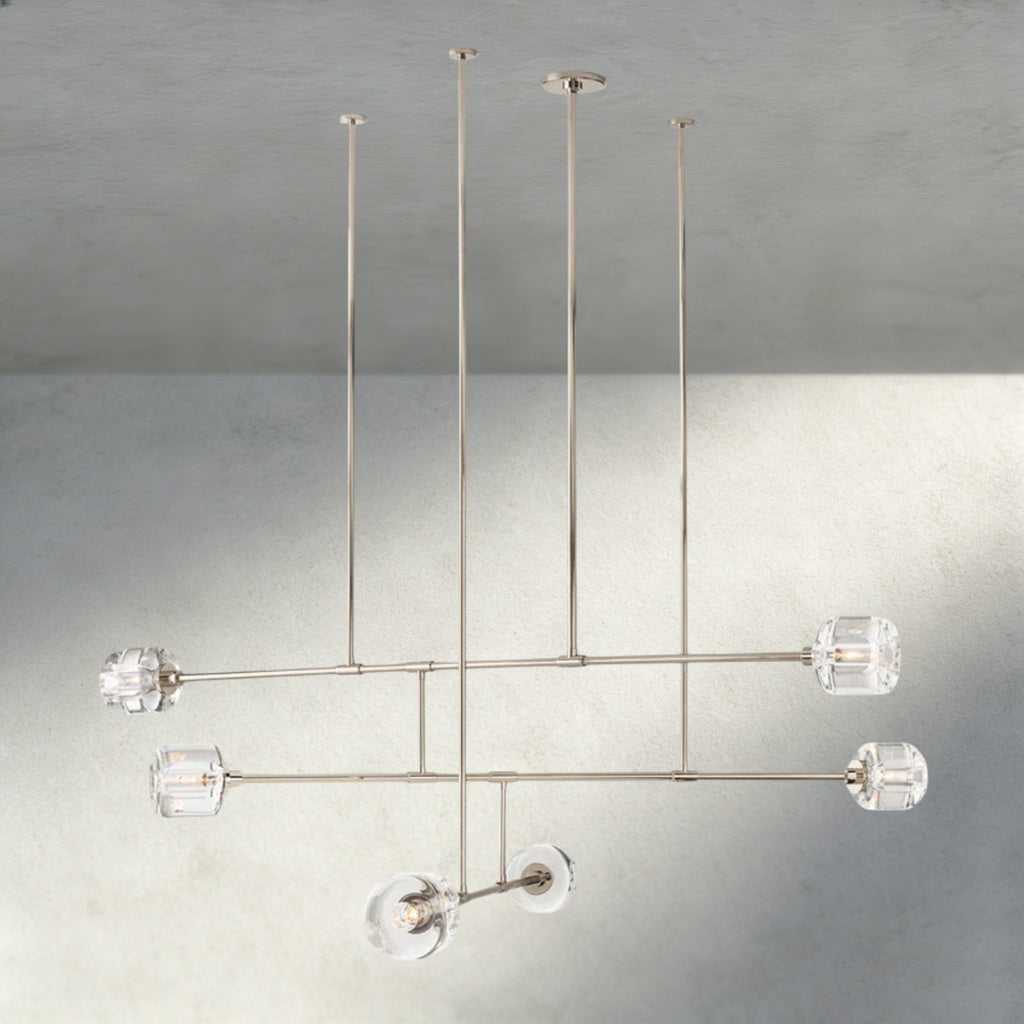 Damuet Mobile Round Chandelier 48", 62" - fovolighting