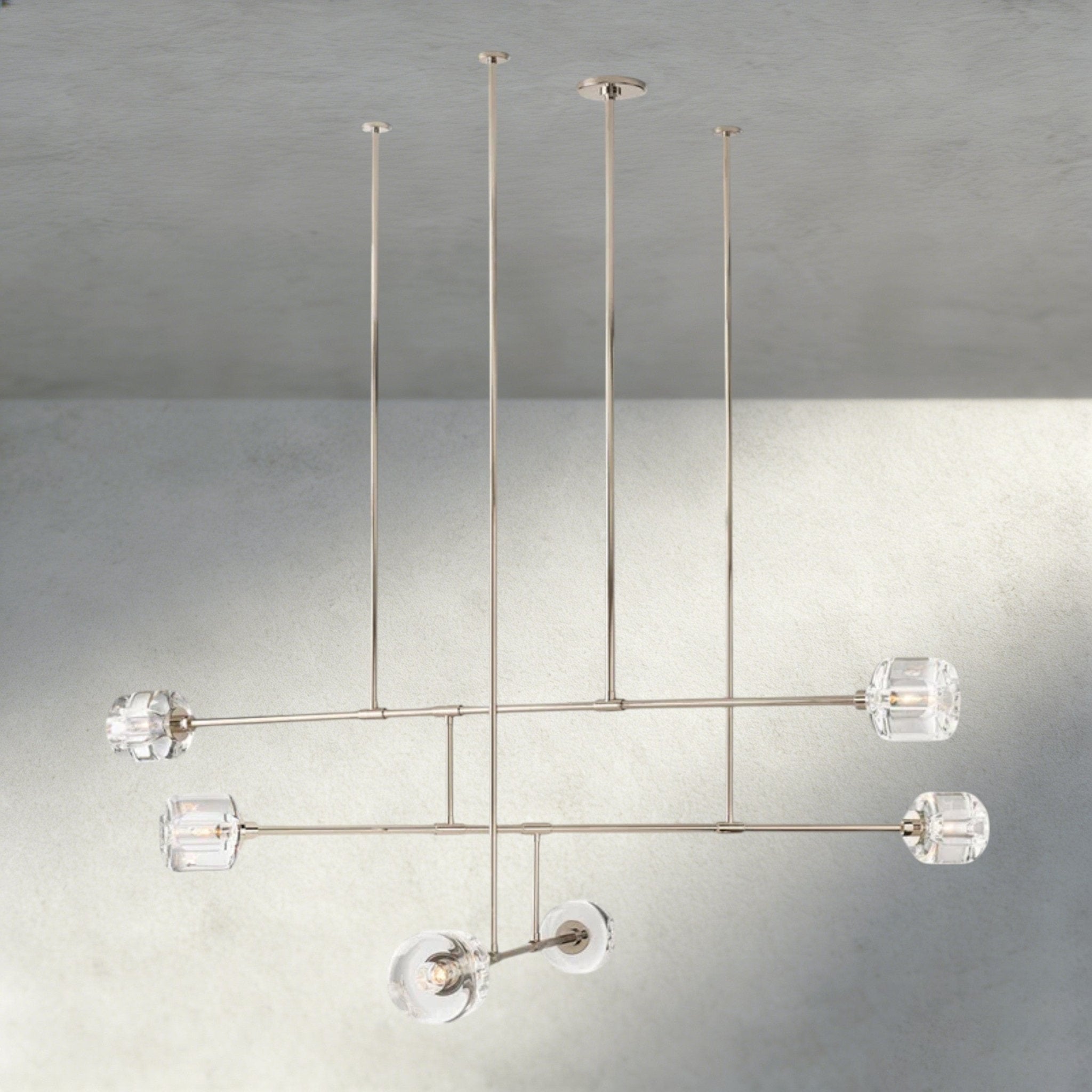 Damuet Mobile Round Chandelier 48", 62" - fovolighting