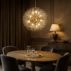 Dandelion Crystal Globe Chandelier - fovolighting