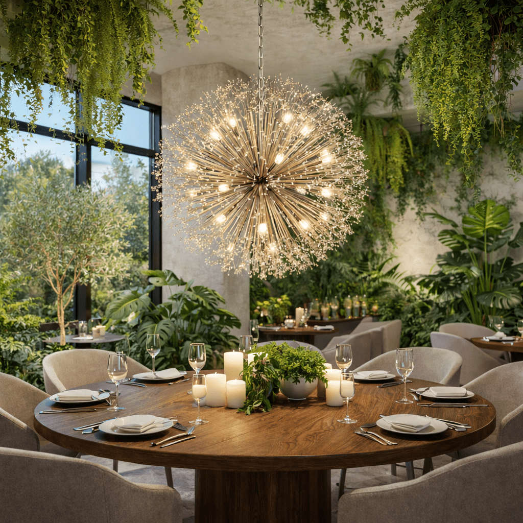 Dandelion Round Chandelier - fovolighting