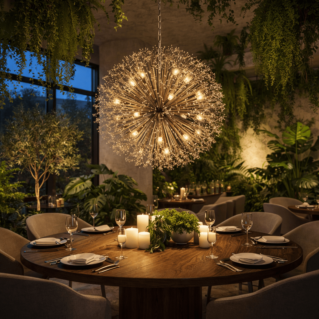 Dandelion Round Chandelier - fovolighting