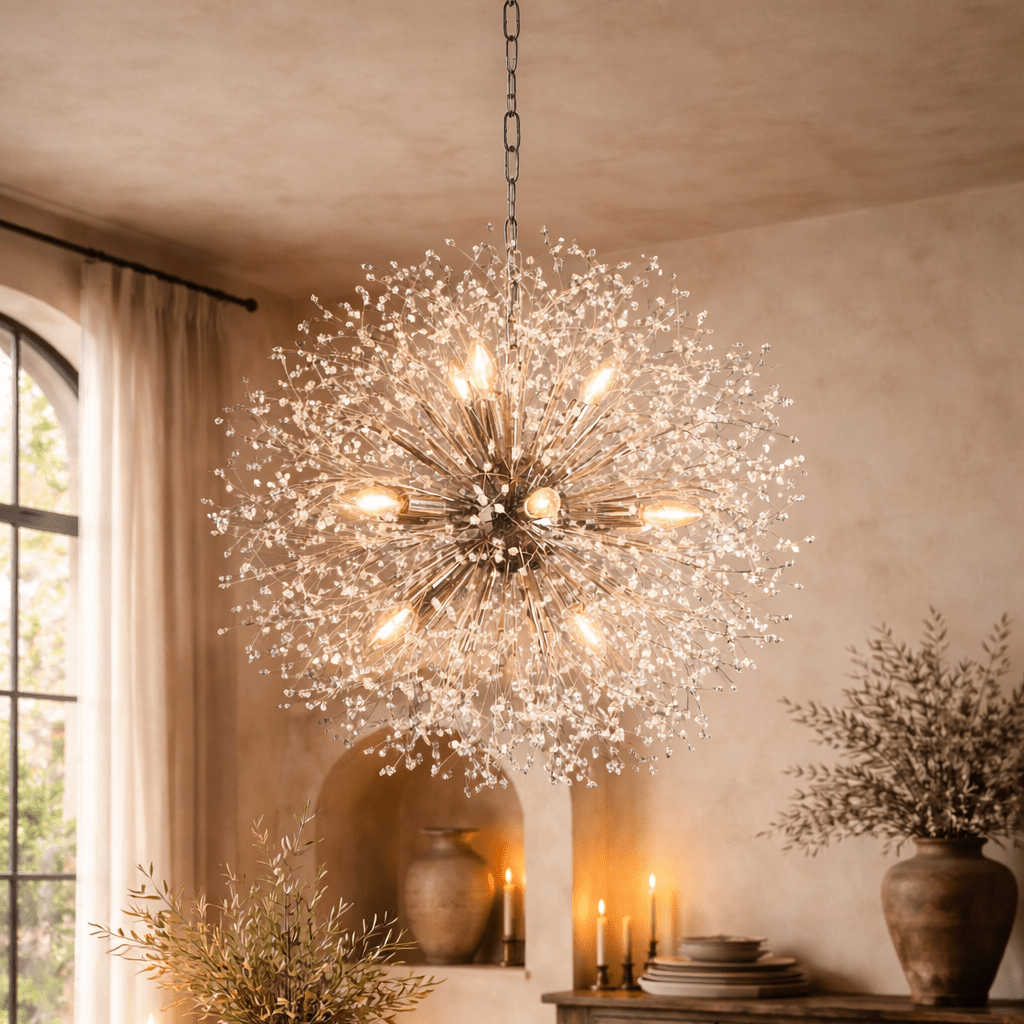 Dandelion Round Chandelier - fovolighting