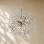 Dandelionni Round Chandelier - 22’’ / Silver