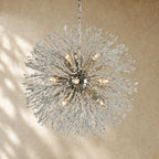 Dandelionni Round Chandelier - 30’’ / Silver