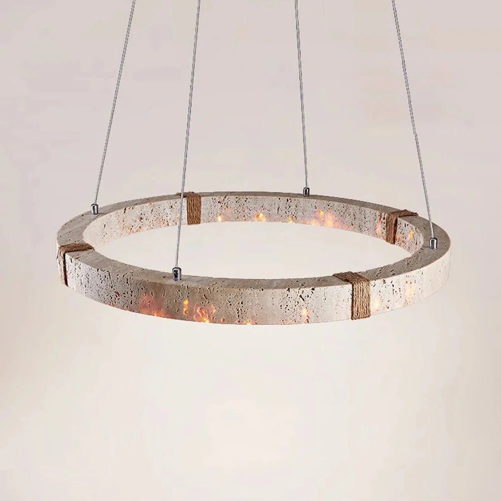 Danford Travertine Chandelier - fovolighting