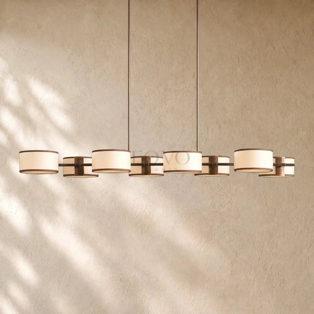 Daphna Fabric Linear Chandelier