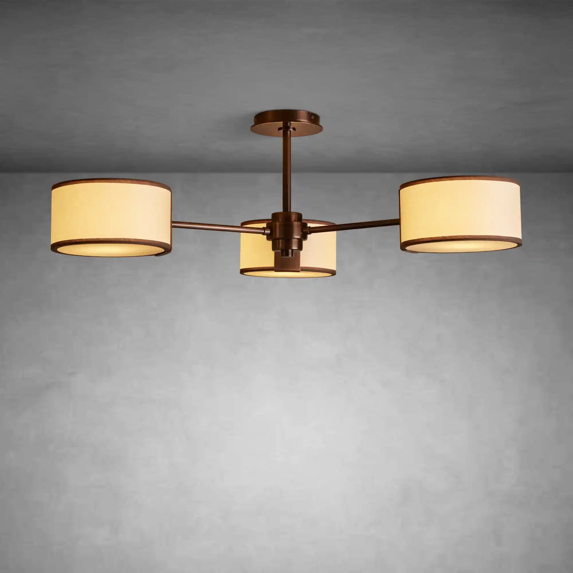 Daphne Fabric Flush Mount - fovolighting