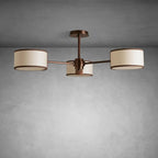 Daphne Fabric Flush Mount - fovolighting