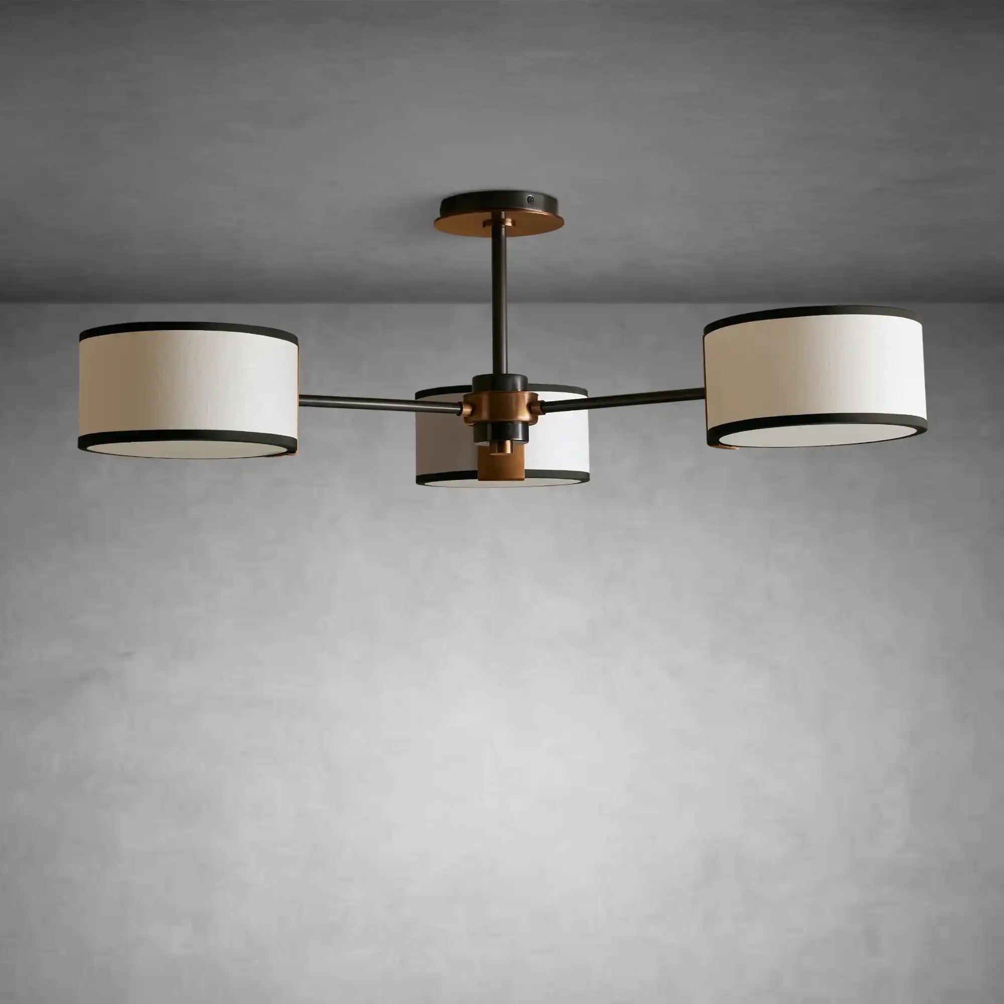 Daphne Fabric Flush Mount - fovolighting
