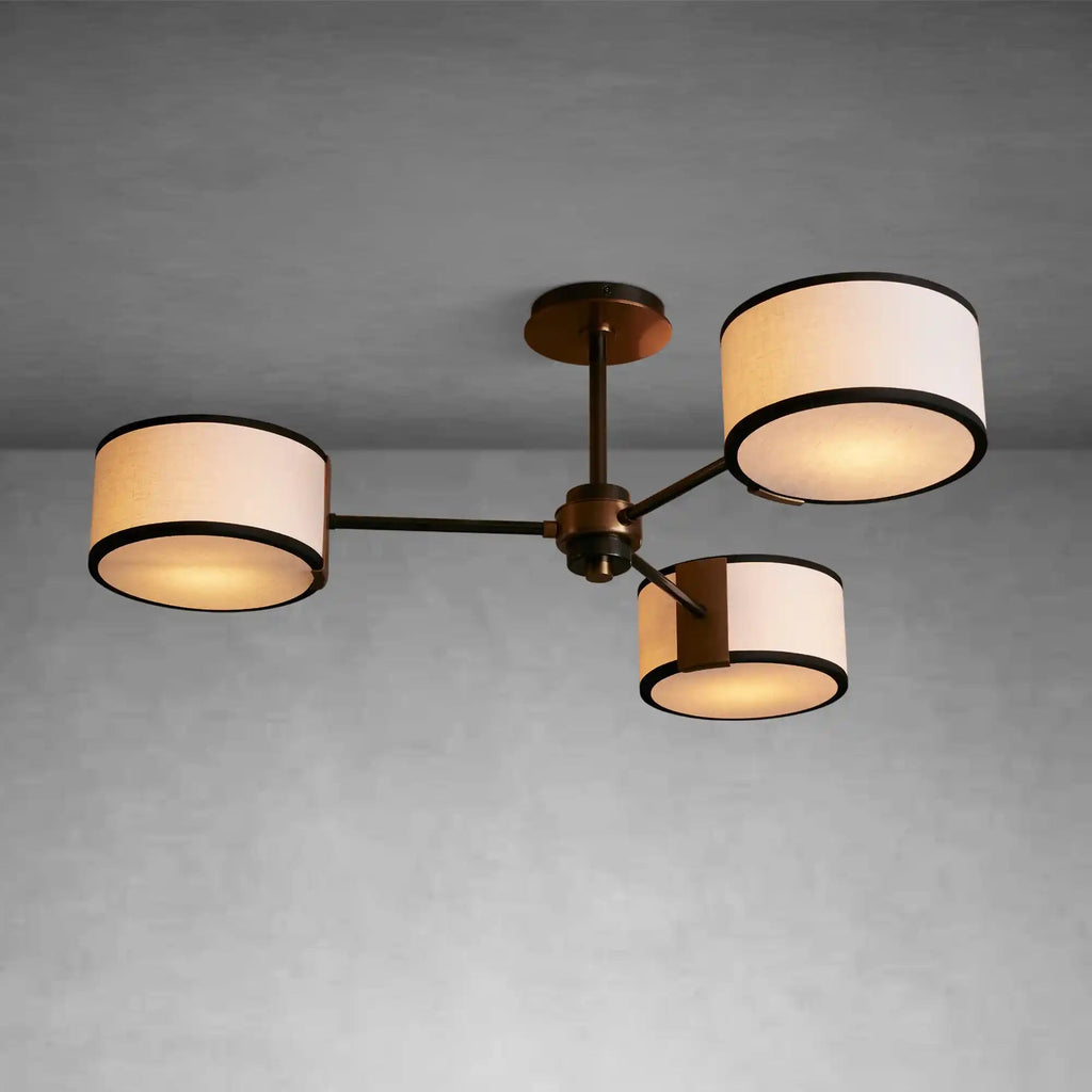 Daphne Fabric Flush Mount - fovolighting