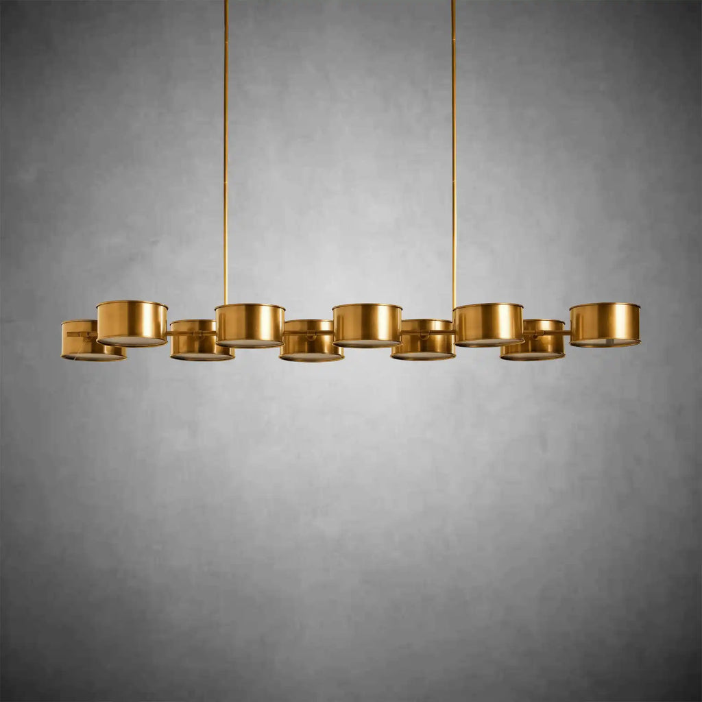Daphne Metal Linear Chandelier - fovolighting