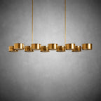 Daphne Metal Linear Chandelier - fovolighting