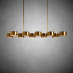 Daphne Metal Linear Chandelier - fovolighting
