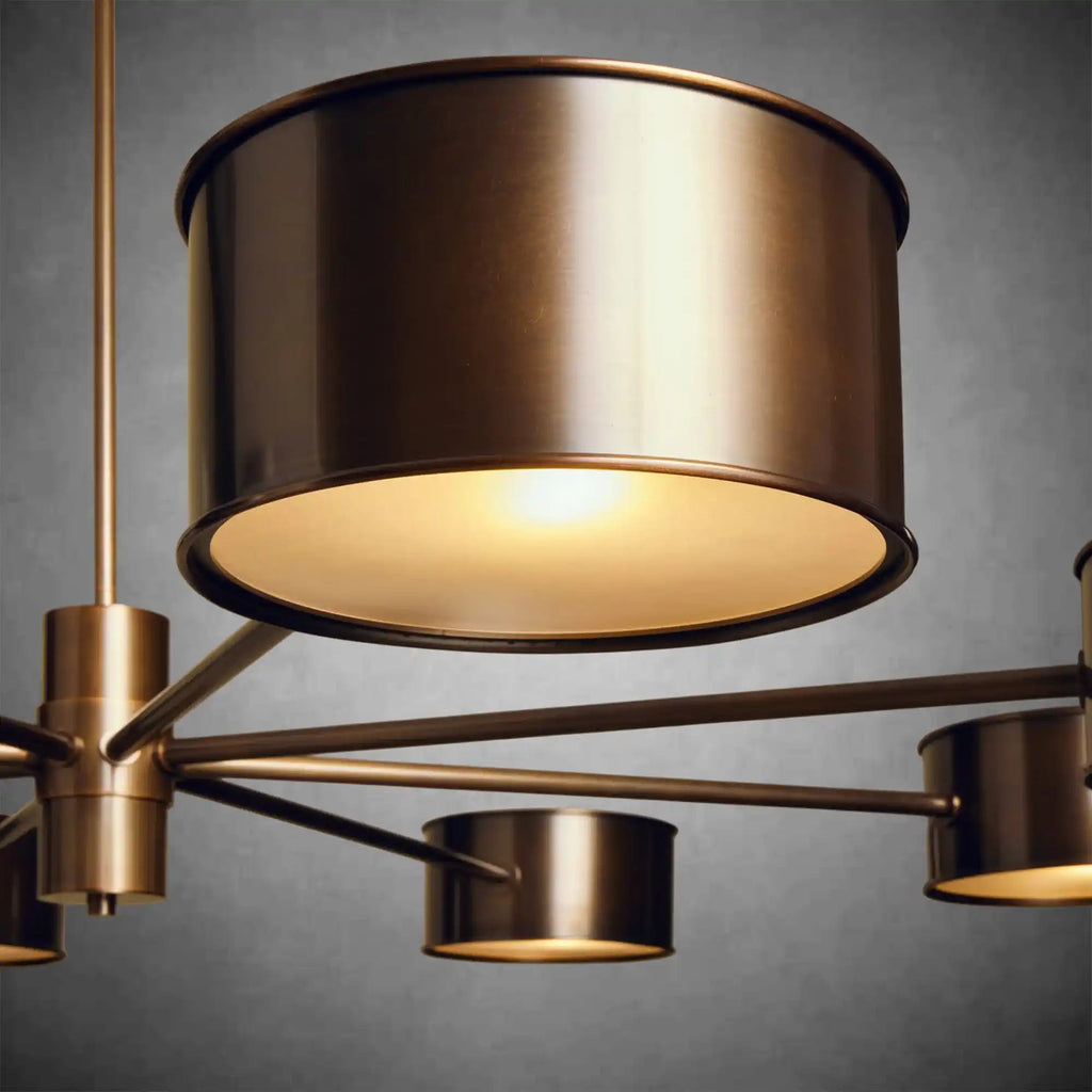 Daphne Metal Round Chandelier - fovolighting
