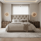 Dario Travertine & Oak Wall Sconce - fovolighting