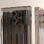 Delsia Fluted Glass Wall Sconce - fovolighting