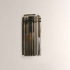 Delsia Fluted Glass Wall Sconce - fovolighting