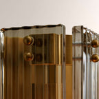 Delsia Fluted Glass Wall Sconce - fovolighting