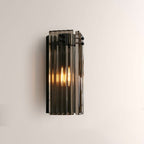 Delsia Fluted Glass Wall Sconce - fovolighting