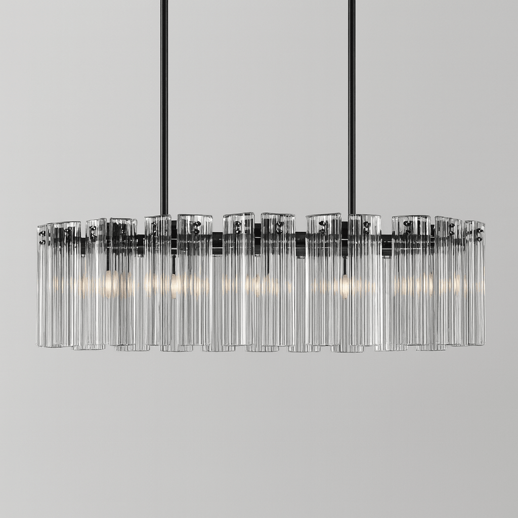 Delsie Oval Chandelier 51''63''72'' - fovolighting