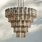 Delsie Round Chandelier 38''48''60'' - fovolighting