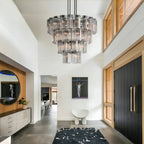 Delsie Round Chandelier 38''48''60'' - fovolighting