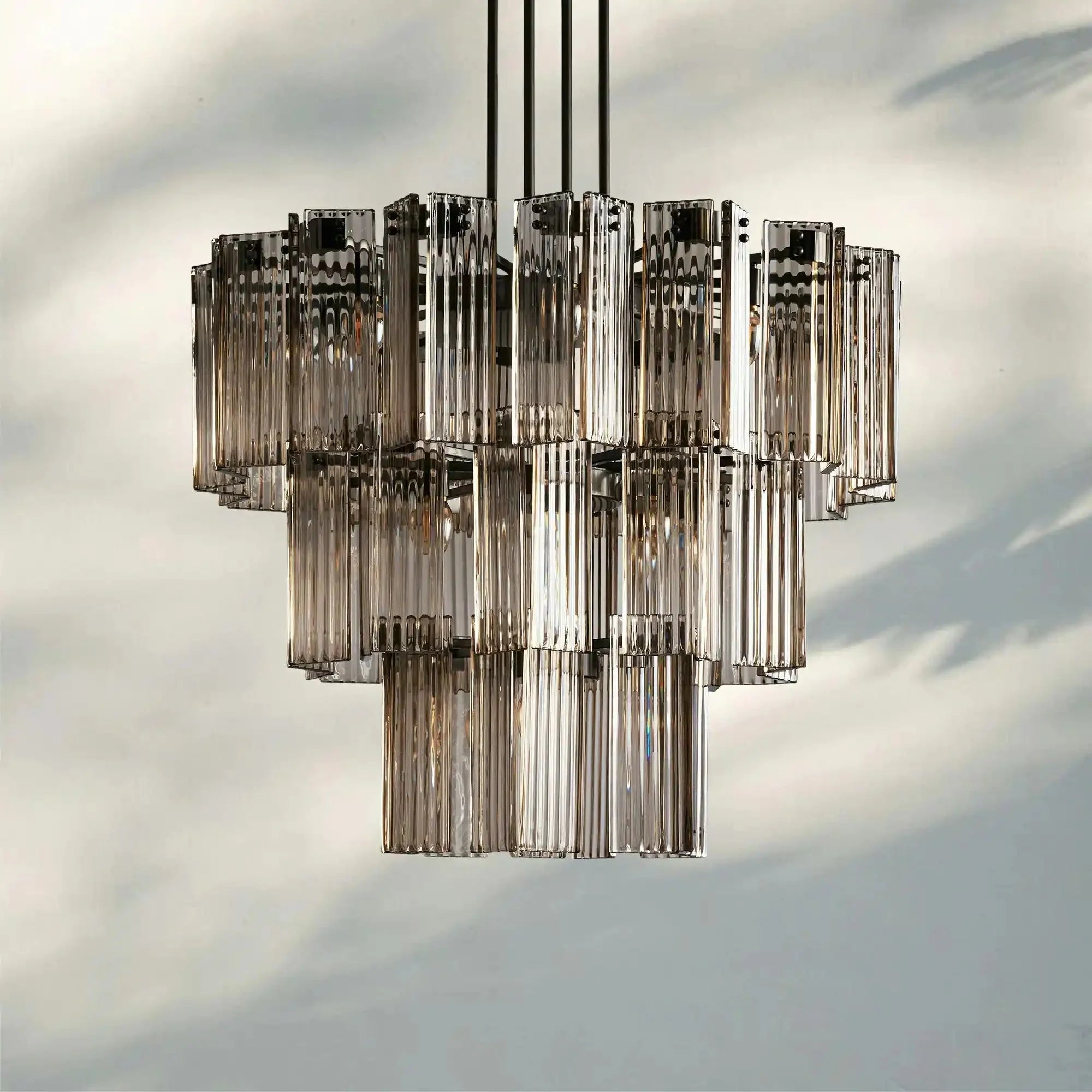 Delsie Round Chandelier 38''48''60'' - fovolighting