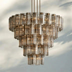 Delsie Round Chandelier 38''48''60'' - fovolighting