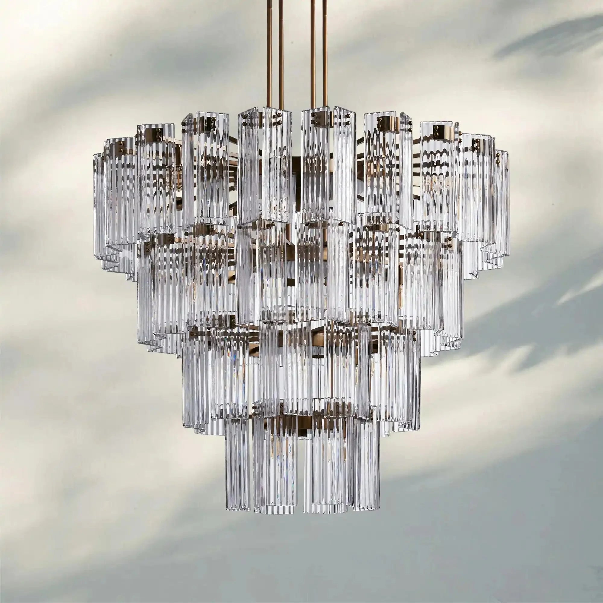 Delsie Round Chandelier 38''48''60'' - fovolighting