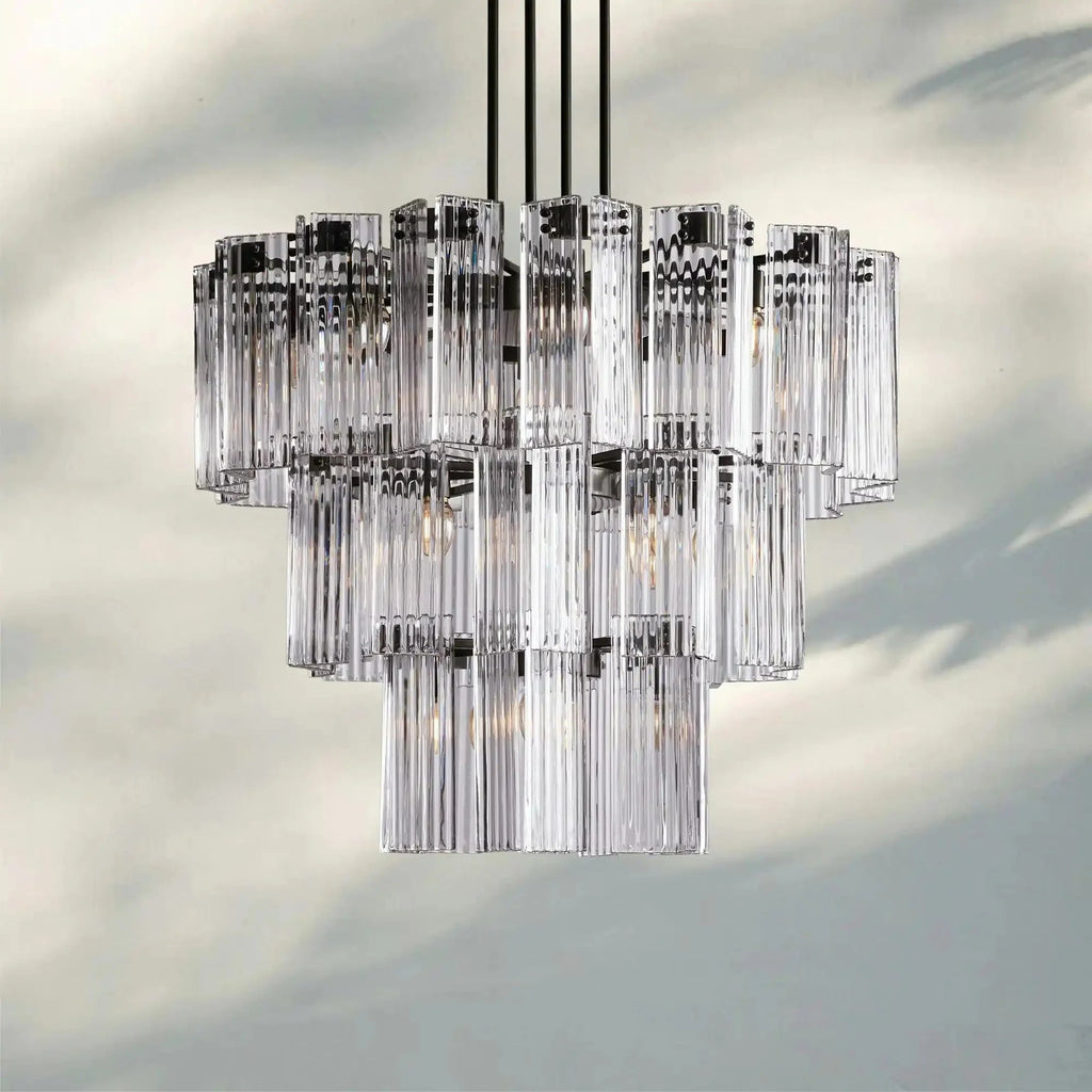 Delsie Round Chandelier 38''48''60'' - fovolighting