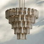 Delsie Round Chandelier 38''48''60'' - fovolighting