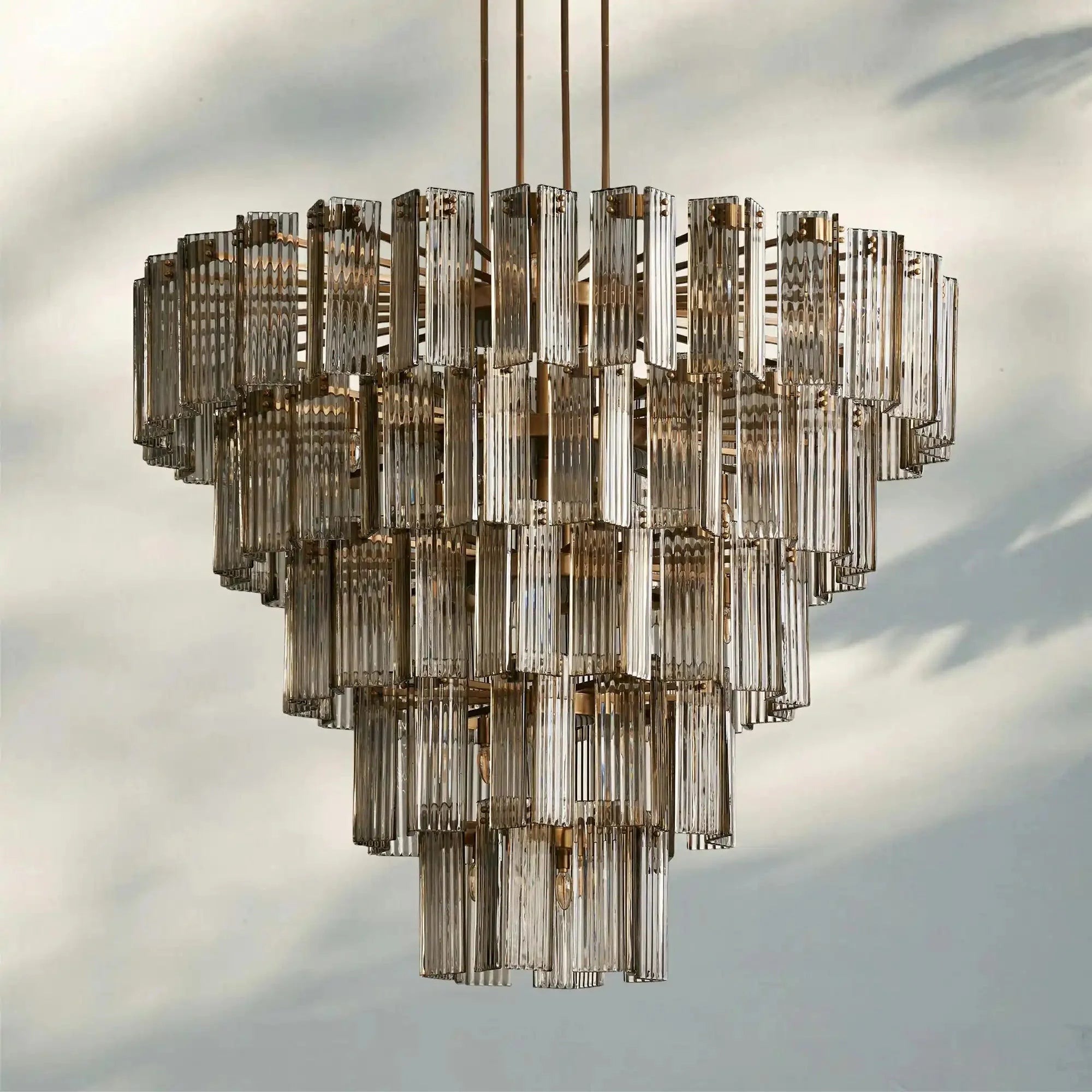 Delsie Round Chandelier 38''48''60'' - fovolighting