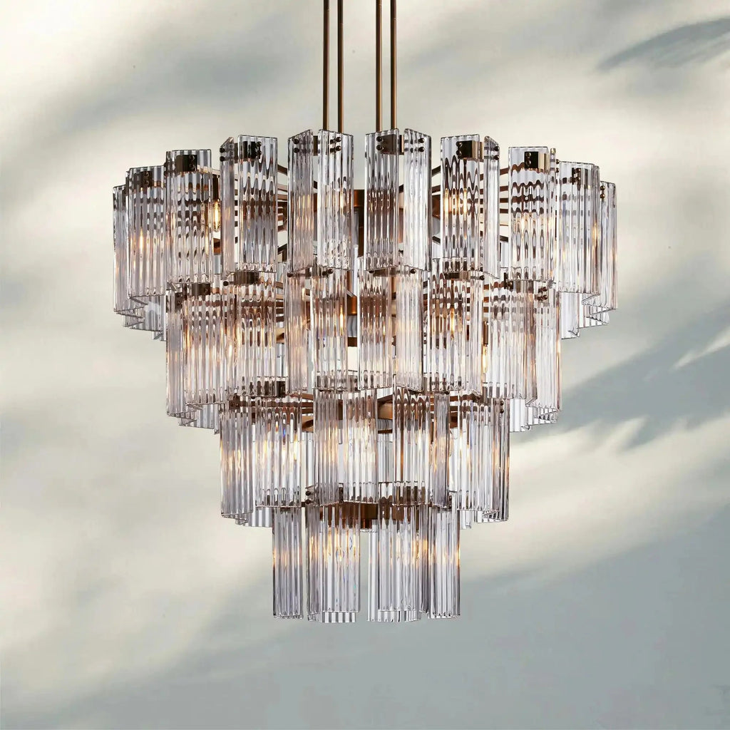 Delsie Round Chandelier 38''48''60'' - fovolighting