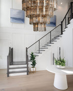 Delsie Round Chandelier 38''48''60'' - fovolighting