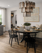 Delsie Round Chandelier 38''48''60'' - fovolighting