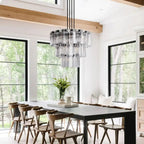 Delsie Round Chandelier 38''48''60'' - fovolighting
