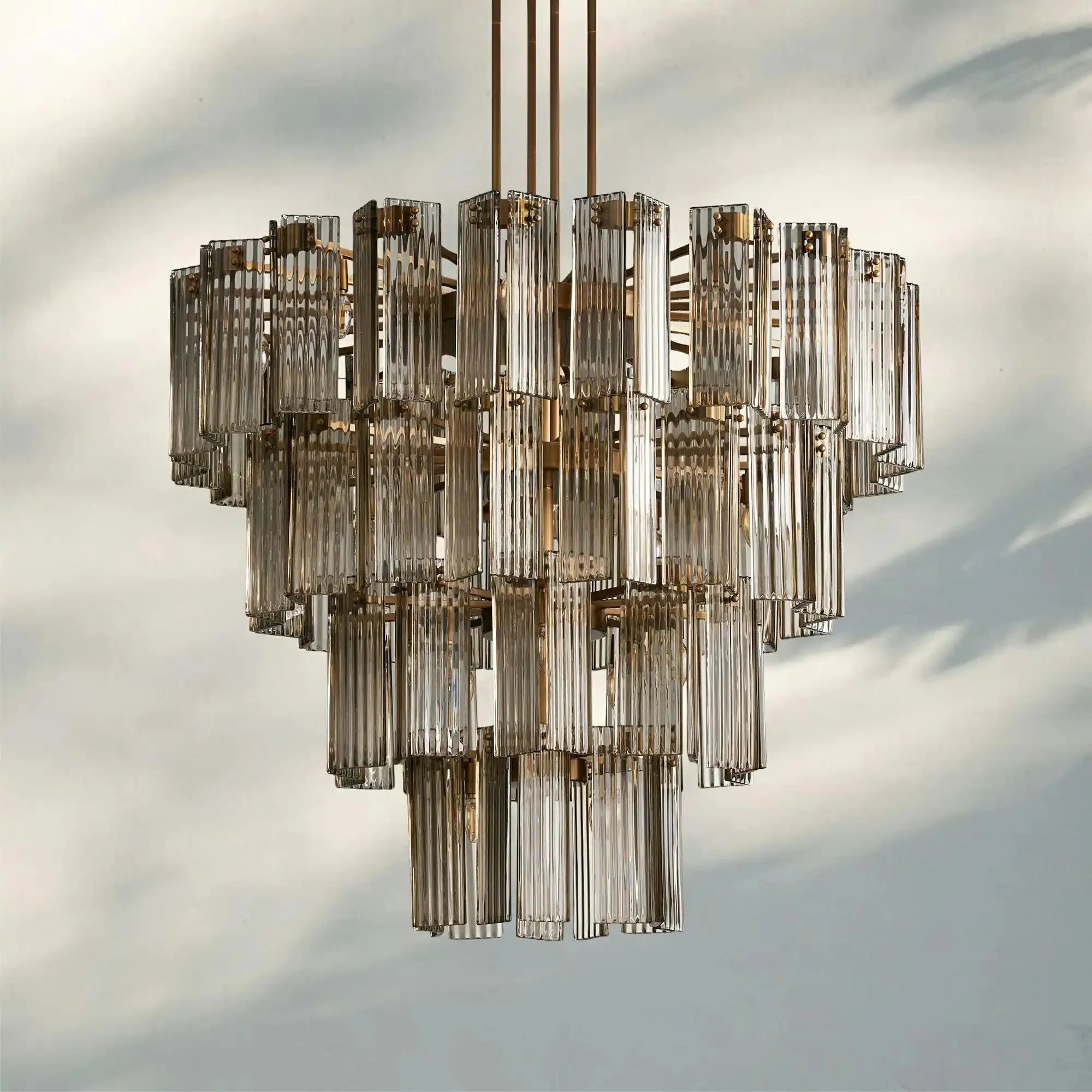 Delsie Round Chandelier 38''48''60'' - fovolighting