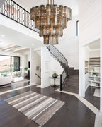 Delsie Round Chandelier 38''48''60'' - fovolighting