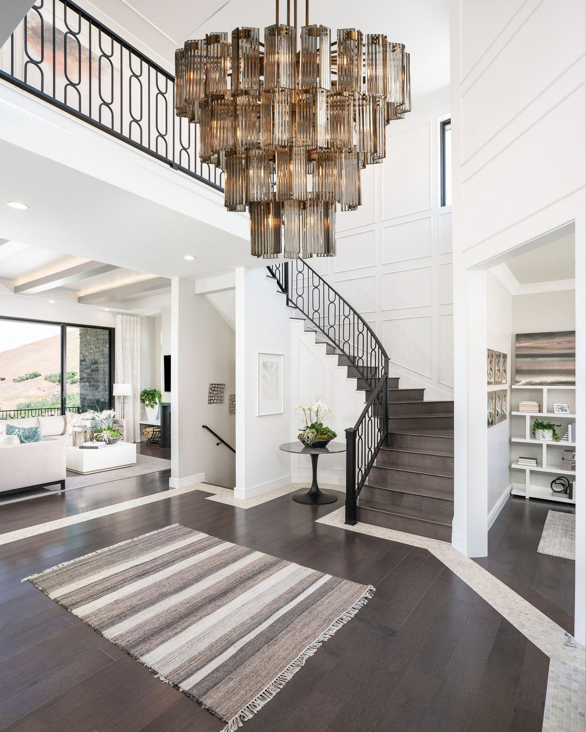 Delsie Round Chandelier 38''48''60'' - fovolighting