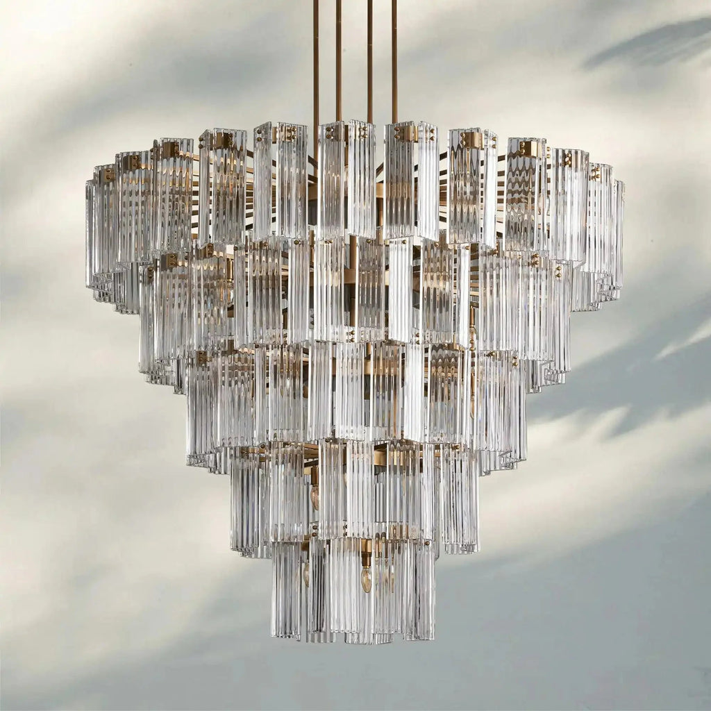 Delsie Round Chandelier 38''48''60'' - fovolighting