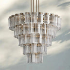 Delsie Round Chandelier 38''48''60'' - fovolighting