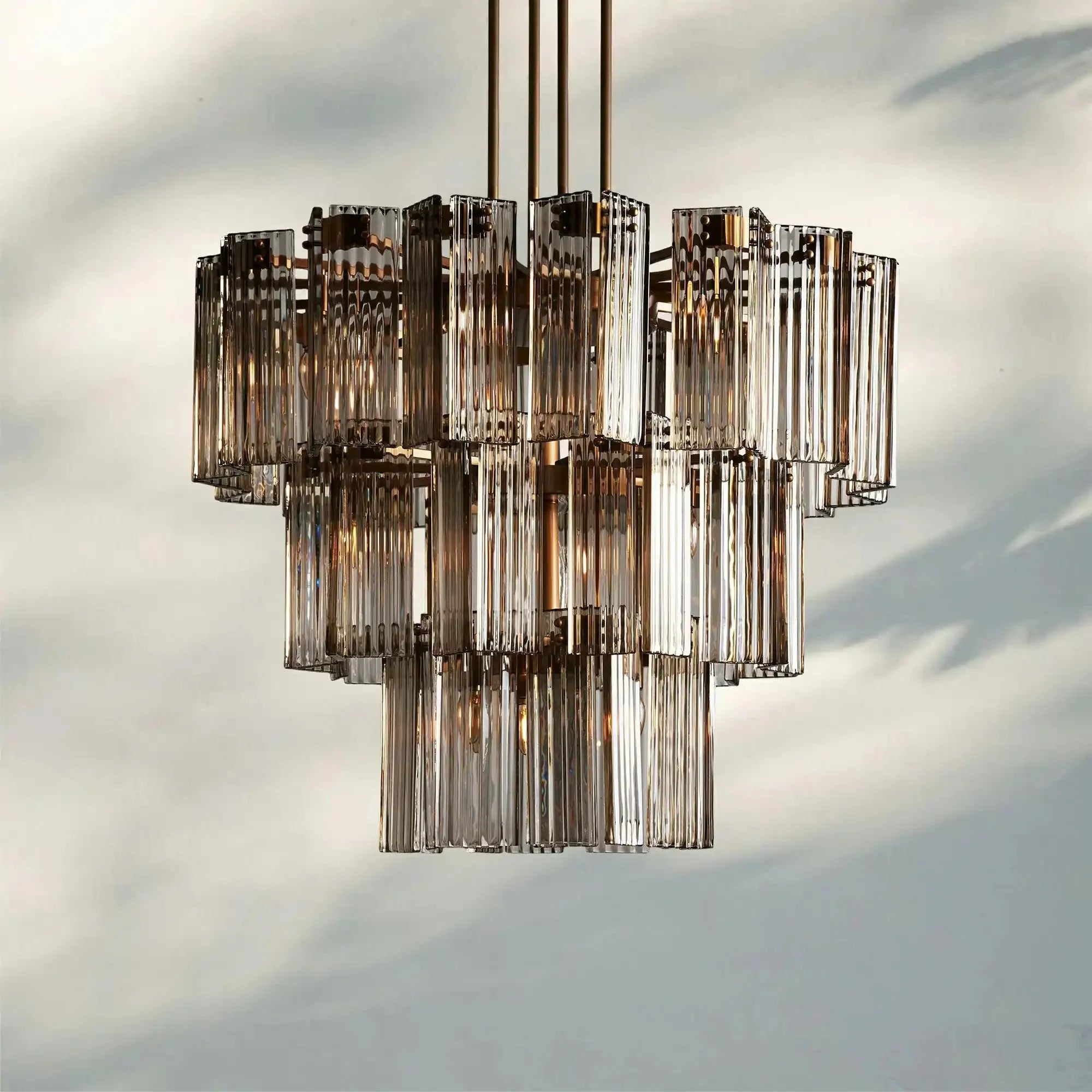 Delsie Round Chandelier 38''48''60'' - fovolighting