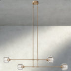 Demaret Mobile Linear Chandelier 54", 72" - fovolighting