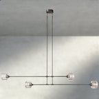 Demaret Mobile Linear Chandelier 54", 72" - fovolighting