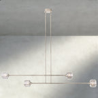 Demaret Mobile Linear Chandelier 54", 72" - fovolighting