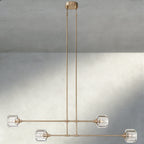 Demaret Mobile Linear Chandelier 54", 72" - fovolighting