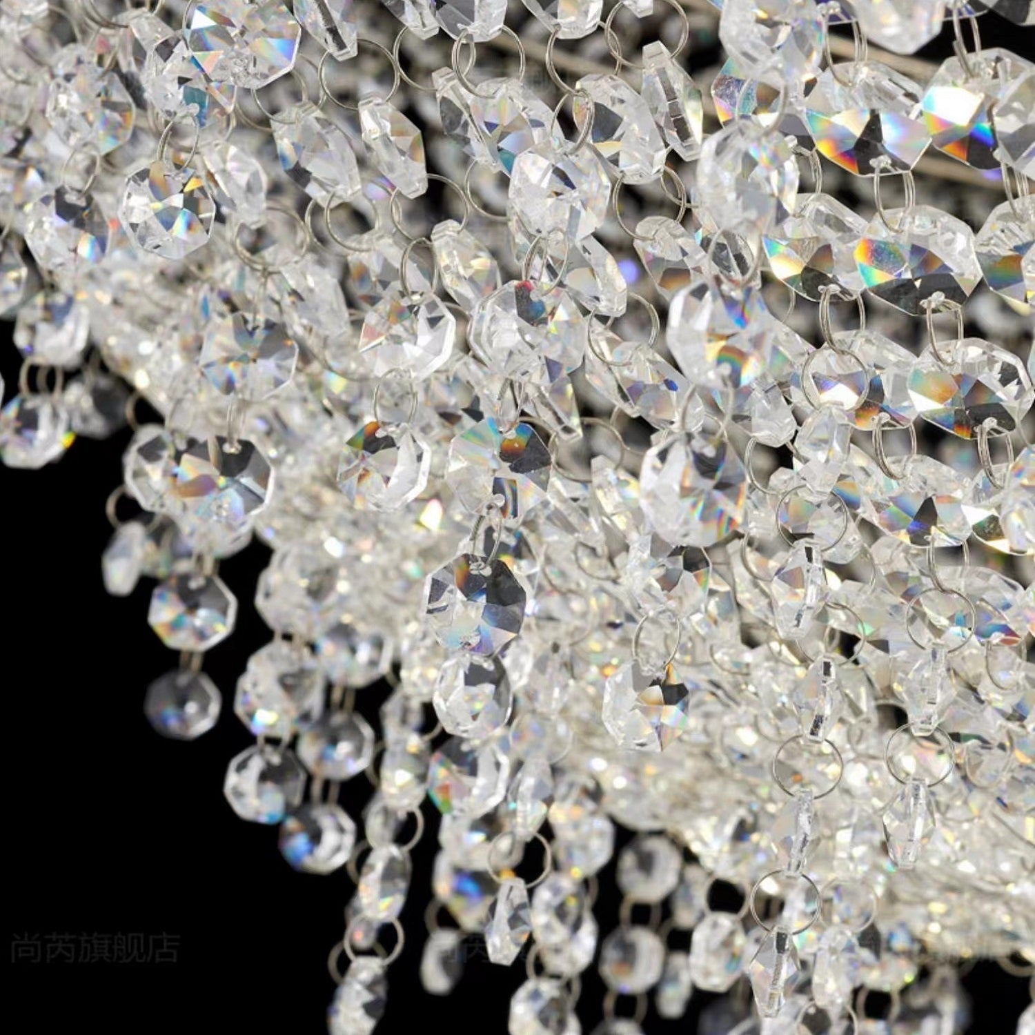 Designer Creative Light Luxury Boat - shaped Crystal Chandelier for Bedroom/ Living Room/ Bar /Dining Room - fovolighting