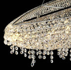 Designer Creative Light Luxury Boat - shaped Crystal Chandelier for Bedroom/ Living Room/ Bar /Dining Room - fovolighting