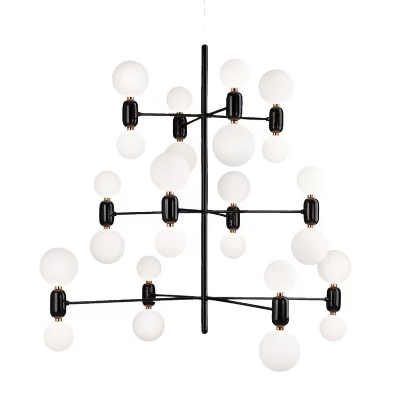 Designer Model Minimalist Multi - bulb Combination Chandelier for Living/Dining Room - fovolighting